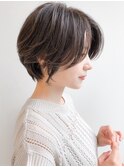 前髪 ネビージュ ボブルフ 黒髪 ワンレン 小顔 "