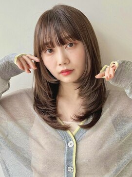 ガーデン 銀座(GARDEN) 顔周りレイヤー/ウルフレイヤー/シアーブラウン透明感イメチェン