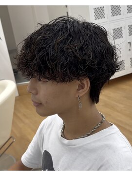 ビカム 名駅(become) 【波巻きパーマ】ツイストスパイラルシャドウスパイキーショート