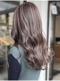 30代40代＜明るい白髪ぼかし＞ナチュラル透明感アッシュブラウン