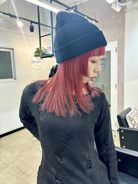 パープル(purple) ダークローズレッド