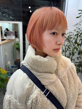 ソイ 下北沢(soi) レイヤーショート/ピンクベージュ_下北沢