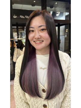 コレットヘアー ザモリオカ(Colette HAIR the MORIOKA) インナーカラー☆パープル