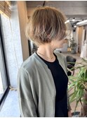 ニュアンスボブ/ハイトーン/あごラインボブ/たまプラーザ