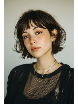 ヒマル 学芸大学(Himaru) 大人女性/ヘアセッ/ボブルフ/ネビージュ/小顔/前髪/ショートボブ