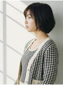 30代40代50代絶壁解消ひし形小顔前下がりショートボブ【越谷】