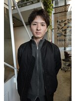 ソーレ(sole)&nbsp;メンズショート　ピンパーマ　ニュアンスパーマ