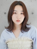 ニューヨークニューヨーク ピオレ姫路店(NYNY)&nbsp;くびれセミロングヘア×ブラウンカラー