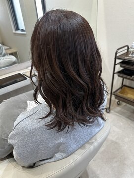 ベル サウス(BHEL south) 津市ロングレイヤーカットハッシュカット透明感カラー重めロング