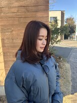 アンツ ヘアーアンドリゾート 辻堂本店(ANT'S Hair and Resort)&nbsp;着物ヘア/ダークアッシュ/ミディアムレイヤーカット/辻堂
