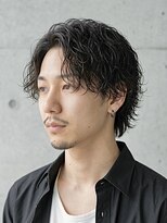 ヘッドストック(HEAD STOCK)&nbsp;縦落ちパーマシャドウパーマルーズパーマアクティブショート