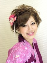 浴衣愛されヘア