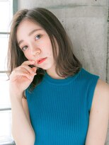 リリアン 青山(relian)&nbsp;スモーキーアッシュ×かきあげバング