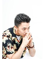 メリケンバーバーショップ コウベ(MERICAN BARBERSHOP KOBE)&nbsp;ワイルドアップバングビジネスソフトツーブロックテクノ#m3264