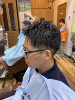 ヘアーサロン新華&nbsp;ツーブロック刈り上げスタイル