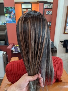 ボアップ 新居浜店(boappu) #外国人風 #ハイライト #ロング #ベージュ