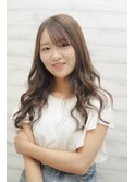シースルーバング×激カワ外巻きセミ