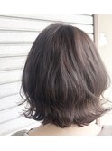 【Miyuki】ミニショートボブ×透明感たっぷりアッシュグレージュ