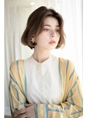 コロンっとカールが可愛い！クラシカルボブルフパーマ・担当KAYO