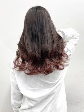 ミューバイアメイロ(mue by ameiro) 【mue】ダスティーピンクグラデーション