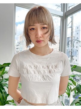 ネス(ness) デザインカットカラー◎似合わせスタイル