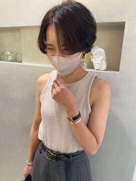 リィベ(Liibe) guest snap　#大人ショート#センターパート