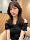 □ 韓国大宮顔周り髪質改善レイヤーカット前髪カットくびれ