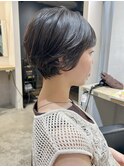 ベリーショート/前髪/黒髪ショート/マッシュショート/銀座