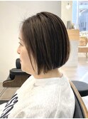 ハイライトカラー切りっぱなしボブ20代30代40代レイヤー[西船橋]