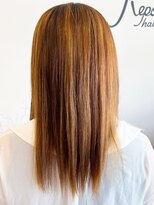 レポヘアー(Repos hair)&nbsp;20代30代40代大人可愛い髪質改善カラー透明感ストレートベージュ