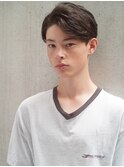 カルマパーマベリーショートダークアッシュニュアンスパーマ