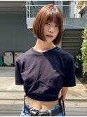 ブラントボブ×ナチュラルブラウン