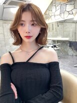 サイン 表参道(SIGN)&nbsp;韓国ヘアーハッシュカットレイヤーカットグレージュブリーチ無し