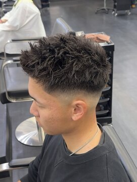メンズサロンドットリアン(dot. lien) フェードメンズ刈り上げバーバースタイルスキンフェード短髪