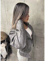 アコ(Aco)&nbsp;★プラチナシルバー系エアタッチバレイヤージュ★