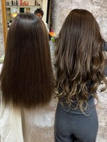 エルバイイエローコーン(ell by YELLOW CORN)&nbsp;10代20代30代/シールエクステ/大人ギャル/ダブルカラー/ベージュ