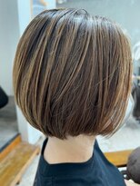 ロディーナコク 大口 新子安(rodina.coc)&nbsp;ハイライトで白髪カバー【白髪ぼかしハイライト】/アースカラー