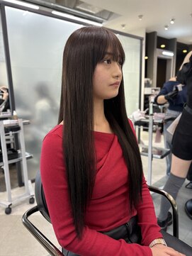 リリー(Lilley) 【lilley 稲永麻衣】韓国エクステ+羽エクステ+ロング+韓国ヘア