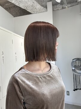 エイト 神戸三宮店(EIGHT) 透明感ベージュ×ヘイリーボブ