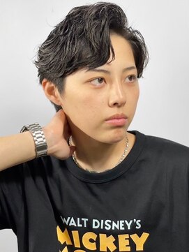 プレミアムバーバー 新宿店(PREMIUM BARBER produce by HIRO GINZA) ナチュラルアップスタイル