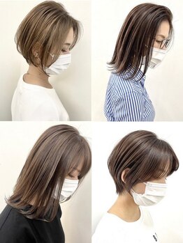 キュア 津田沼店(cure)の写真/10年後の髪もきれいに…オトナ女性の髪質の変化や理想に寄り添い、なりたいを叶える。話題の白髪ぼかしも◎