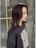 顔まわり/軽めボブ
