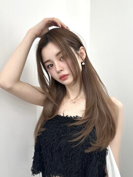 アマトウキョウ アユンチェ(AMA TOKYO×AYUNCHE) 前髪顔まわり韓国ヘアレイヤーカットサイドバンク2wayバンク韓国