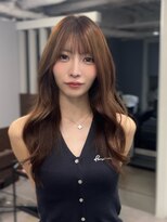 コビーバイジーナ 梅田茶屋町(Coby by Zina)&nbsp;艶ブラウン×柔らかウェーブ