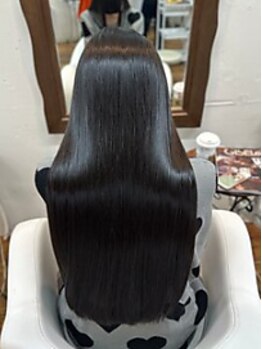 アージュ(age)の写真/【東区:月出】髪本来の美しさを取り戻す素髪トリートメントが自慢◎触れたくなるほどのうる艶髪を体感♪