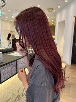 ソワンドゥブレスシエン 堀江店(soin de brace CIEN)&nbsp;韓国前髪顔周りロング×レイヤーグレージュ[堀江/髪質改善]