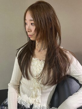 エイト 難波店(EIGHT namba) レイヤーカット　ヘーゼルベージュ