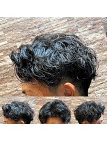 アールドボーテ 理容室(R de Beaute)&nbsp;銀座 七三分け スパイラルパーマ