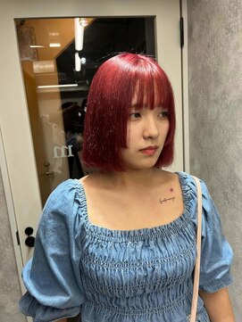 ワンズクロエ 原宿店(ONE's Chloe) 黒髪クラゲヘアーオリーブグレー小顔ココアベージュ原宿駅