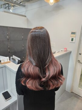 シェイロ(Cielro) ブラウン×ピンクベージュ/インナーカラー☆suzu☆